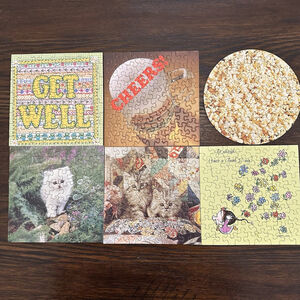 Vintage Springbok Mini Puzzle Lot of 6